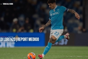 此前左膝受伤，那不勒斯官方：迪洛伦佐未来几小时内将接受手术